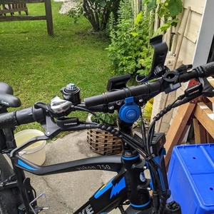 2020 Voltbike Yukon 750 Black and Blue