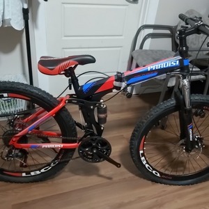 2019 PARUISI FOLDING BIKE Red and Blue