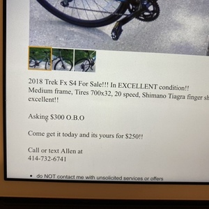 2018 Trek FX Silver, gray or bare metal