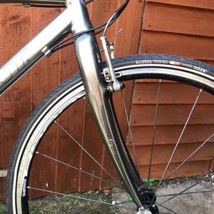 2009 Giant CRS Zero Silver, gray or bare metal