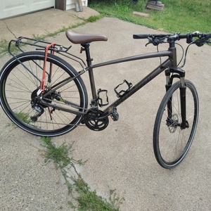 Specialized Crosstrail Brown and Silver, gray or bare metal