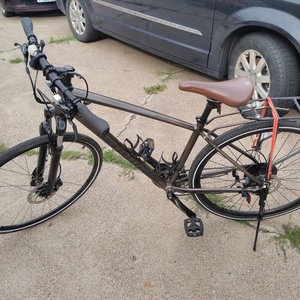 Specialized Crosstrail Brown and Silver, gray or bare metal