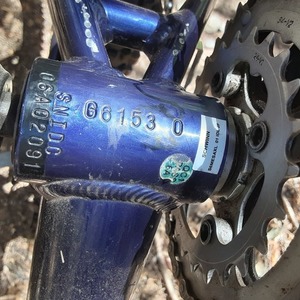 2005 Schwinn Mesa Blue, Black, and Silver, gray or bare metal