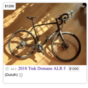 2018 Trek ALR 5 Disc 62 Black