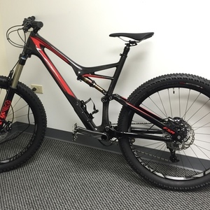 2016 Specialized Stumpjumper FSR Expert Black and Red