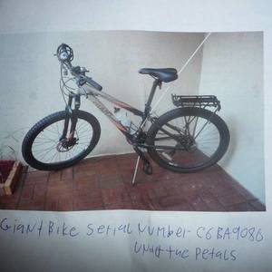 2009 Giant silver orange and black Silver, gray or bare metal