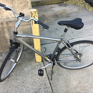 2017 Jamis Citizen 2 Silver, gray or bare metal