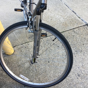 2017 Jamis Citizen 2 Silver, gray or bare metal