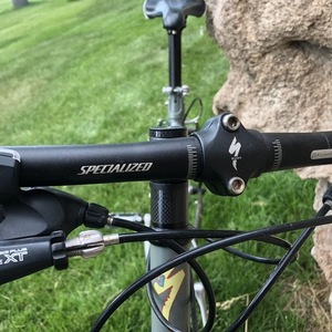 1994 Specialized Stumpjumper FSR Silver, gray or bare metal