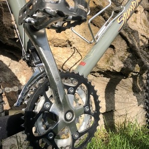 1994 Specialized Stumpjumper FSR Silver, gray or bare metal