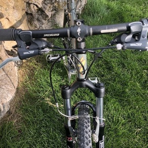 1994 Specialized Stumpjumper FSR Silver, gray or bare metal