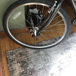 2019 Norco Bikes Rideau Comfort Hybrid Black and Silver, gray or bare metal