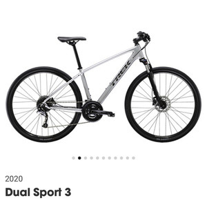 2020 Trek Dual Sport 3 M Silver, gray or bare metal