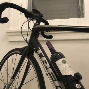 2018 Trek Domane AL 2 Black and Silver, gray or bare metal