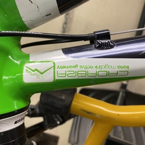 2011 Kona Cadabra Green, White, and Black