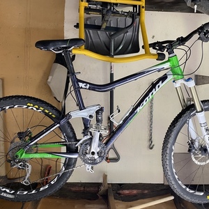 2011 Kona Cadabra Green, White, and Black