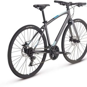 2019 Raleigh Women's Alysa 2 Fitness Hybrid Bike, 15" Silver, gray or bare metal