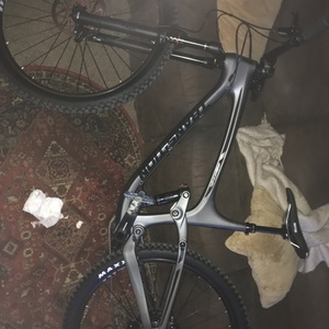 2019 Transition Bikes Sentinel Silver, gray or bare metal and Black
