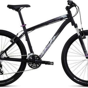 2014 Specialized Hardrock 26 Silver, gray or bare metal and Purple