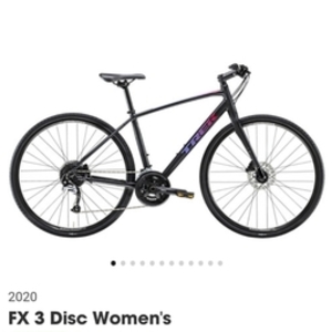 2020 Trek FX 3 Black, Purple, and Pink