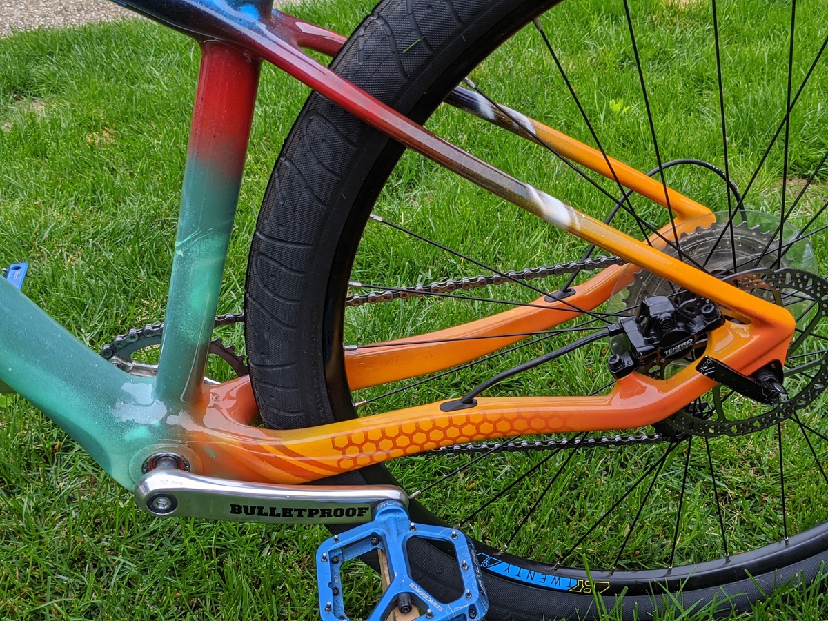 2020 Custom Carbon Mountain Bike Graffiti Bike