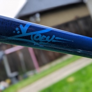 2020 Custom Carbon Mountain Bike Graffiti Bike Blue, Red, and Yellow or Gold