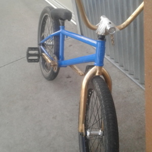 DK Bikes Bmx Blue and Yellow or Gold