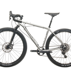 2020 Bombtrack Hook ADV Drop Bar Silver, gray or bare metal