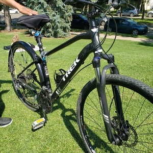 2018 Trek Eight 4 Dual Sport Black and Stickers tape or other cover-up