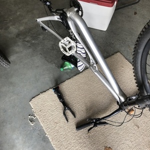 2019 Specialized Stumpjumper Evo Silver, gray or bare metal
