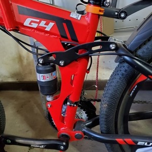 2020 eurobike G4 steal foldable Red and Black