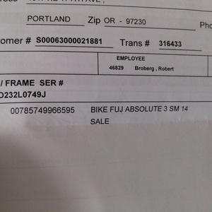 2014 Fuji Absolute 3.0 Black