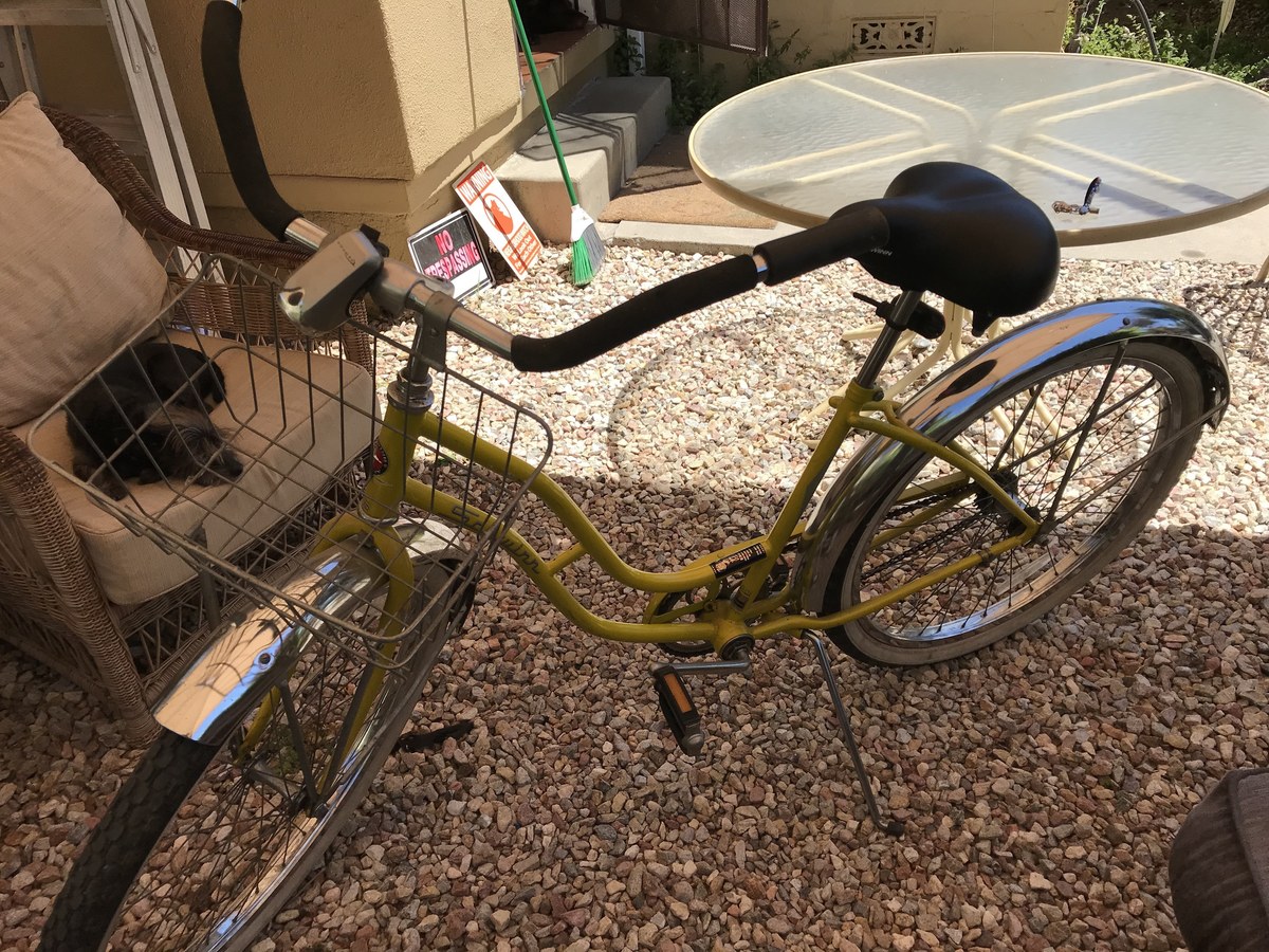 beach cruiser yellow