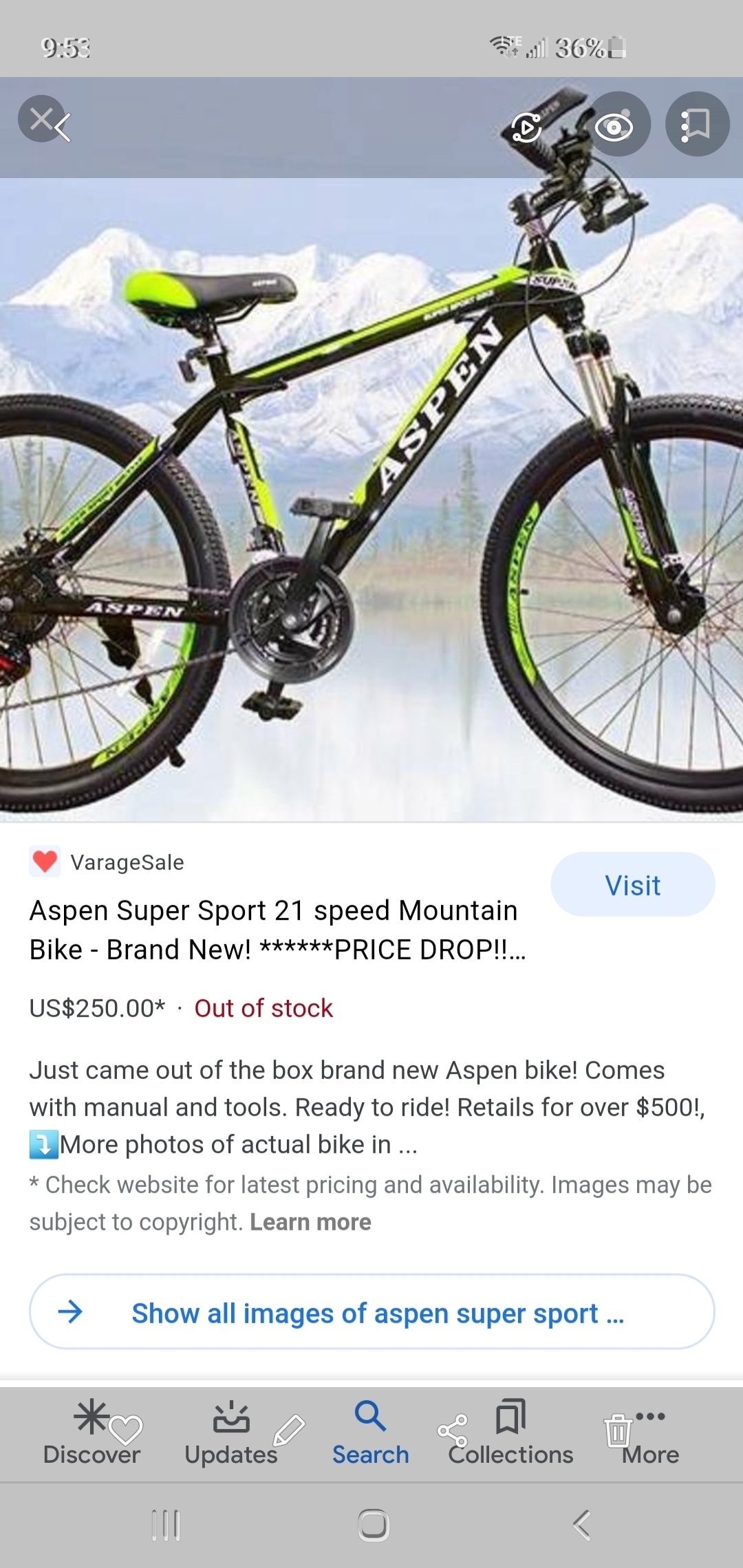 ccm aspen mountain bike review