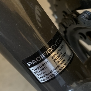 2020 Pacific Cycle 261021P Silver, gray or bare metal and Pink