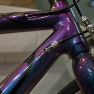 2003 Klein Bikes Q-Carbon Race Purple and Green