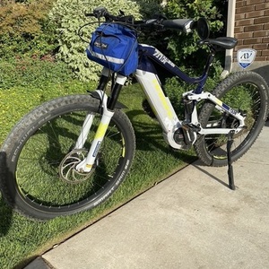 2019 Haibike Full Seven Life Blue and White