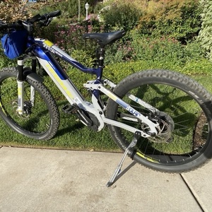 2019 Haibike Full Seven Life Blue and White