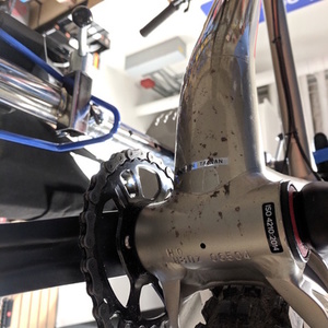 2018 Kona Honzo Silver, gray or bare metal