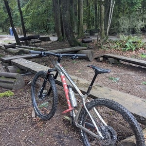 2018 Kona Honzo Silver, gray or bare metal