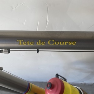LeMond Racing Cycles road racing/tete de Course Silver, gray or bare metal and Yellow or Gold