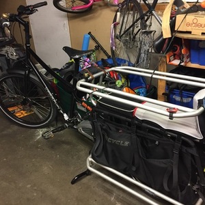 Xtracycle Edgerunner cargo bike (rear storage) Black