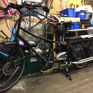 Xtracycle Edgerunner cargo bike (rear storage) Black