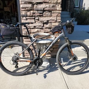 2019 GT Bicycles Silver, gray or bare metal