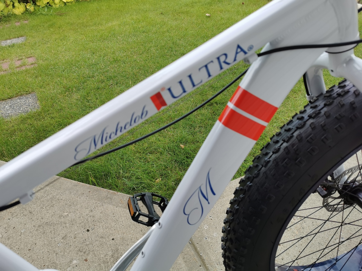 fat bike michelob ultra
