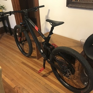 2017 Trek FUEL EX 8 Black and Red