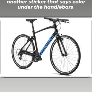 2015 Specialized Women's hybrid Black and Teal
