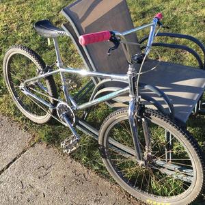 1986 Mongoose Pro Class 24 Silver, gray or bare metal