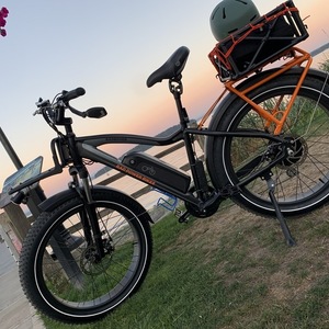 2020 Rad Power Bikes Rad Rover 5 Black, Silver, gray or bare metal, and Orange