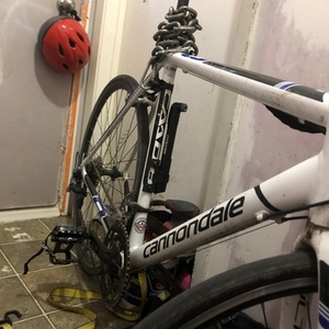 2018 Cannondale Zm11856 White, Black, and Blue